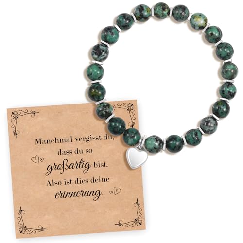 CheersLife Geschenke für Frauen Armband Natursteine Frau... - Bijoux & Montres en promo à 4.99€