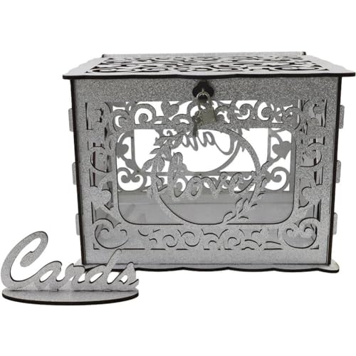 Luxylei Boîtes À Cartes De Mariage, Boîte-Cadeau en Bois... - Jardin & Extérieur Amazon France à 4.99€