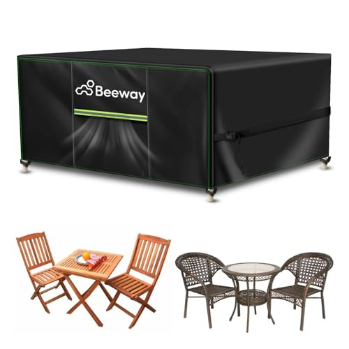 BEEWAY Garden Furniture Cover With Air Vent, Waterproof... - Jardin & Extérieur Amazon Royaume-Uni à 6.13€