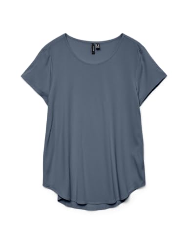 VERO MODA Blusa Mujer Manga Corta Cuello Redondo Ajuste... - Amazon Espagne à 6.20€
