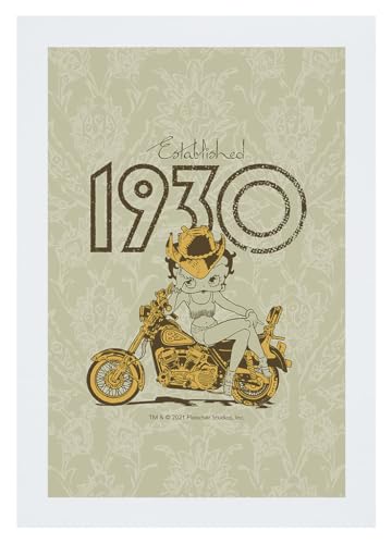 All+Every Betty Boop Biker Established 1930 A3 Print - Sports & Fitness Amazon Royaume-Uni à 2.39€