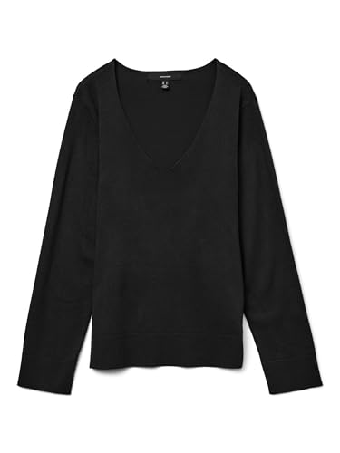 VERO MODA Pull en Maille VMSILJE Pull-Overs Black S Black S en promo à 10,10€ (-66%) sur Amazon FR