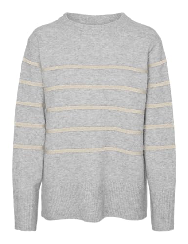 VERO MODA Pull en Maille VMFLAWLESS Pull-Overs Light Grey... - Mode & Vêtements Amazon France à 16.05€