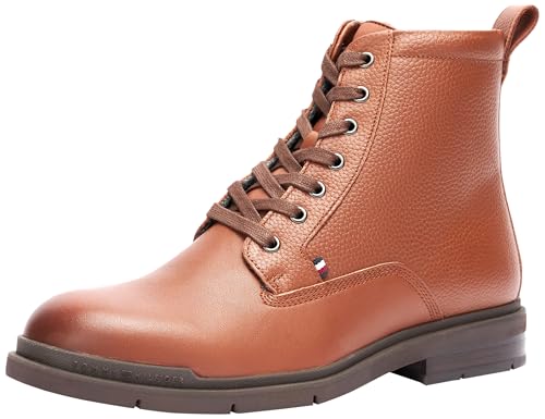 Tommy Hilfiger Uomo Stivali Bassi Warm in Pelle, Marrone... - Amazon Italie à 49.78€