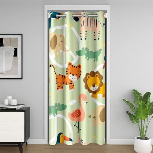Homewish Türvorhang mit Tieren, Dschungel, 106 x 203 cm... - Home & Kitchen Amazon Germany à 17.50€