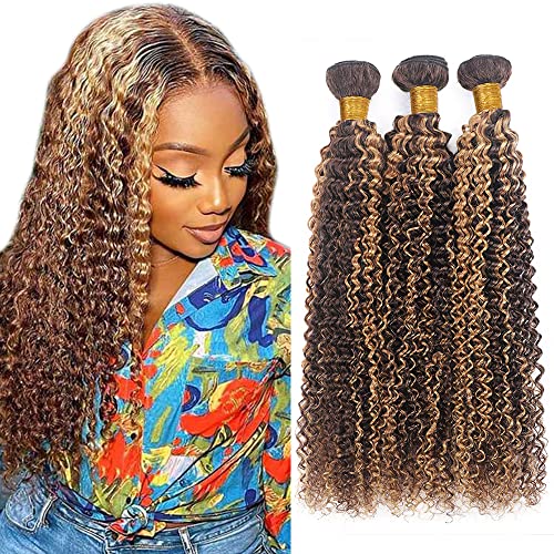 PO P427 Curly Wave Human Hair 3 Bundle 24 26 28 Inch - Beauté & Parfums Amazon Espagne à 24.77€