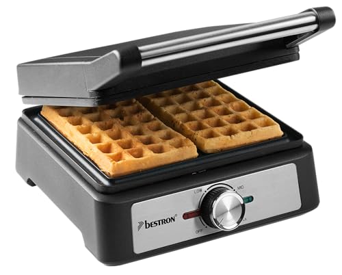 Bestron Waffeleisen für belgische Waffeln, Brüsseler... - Maison & Cuisine Amazon Allemagne à 21.99€