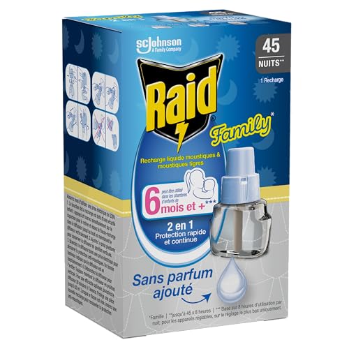Raid Family Recharge Diffuseur Electrique Liquide... - Amazon France à 4.49€
