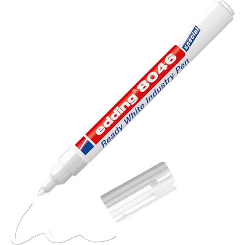 edding 8046 Ready White Industry Pen Marcador permanente... - Fournitures Bureau en promo à 1.78€
