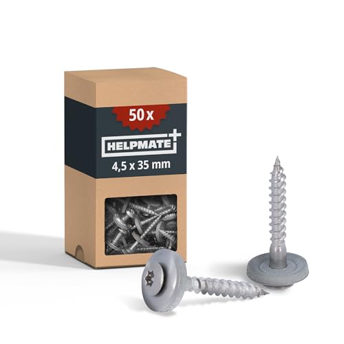 HELPMATE – Spenglerschrauben 4,5x35 mm – 50 Stück –... - DIY & Tools Amazon Germany à 11.39€