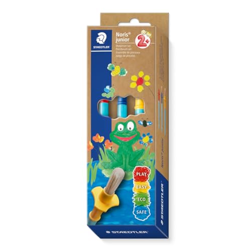 STAEDTLER Noris Junior - Set di pennelli sintetici, colori... - Amazon Italie à 5.80€