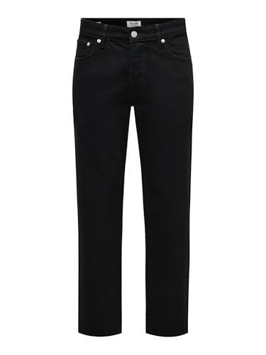 ONLY & SONS Onsedge Straight Box Tai DNM Cbo Noos, Black... - Mode & Vêtements Amazon Royaume-Uni à 14.60€