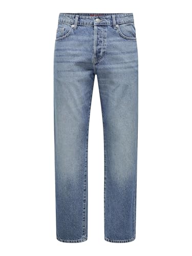 ONLY & SONS Onsedge Straight Box Tai DNM Cbo Noos, Medium... - Amazon Royaume-Uni à 10.44€
