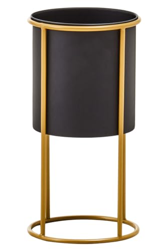 Premier Housewares Pflanzgefäße, Schwarz, Gold... - Amazon Allemagne à 15.80€