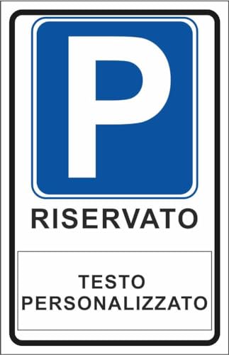 M-ITALY CARTELLO SEGNALETICO - RISERVATO CON SPAZIO... - Fournitures Bureau en promo à 2.49€