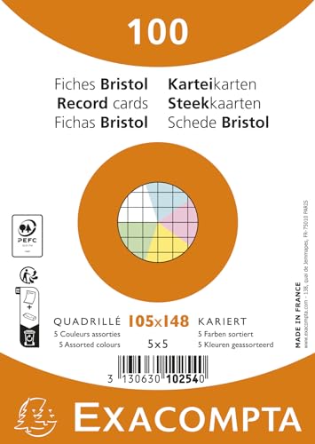 Exacompta - Ref. 10254E – Paquete de 100 enchufes Bristol... - Amazon Espagne à 4.18€