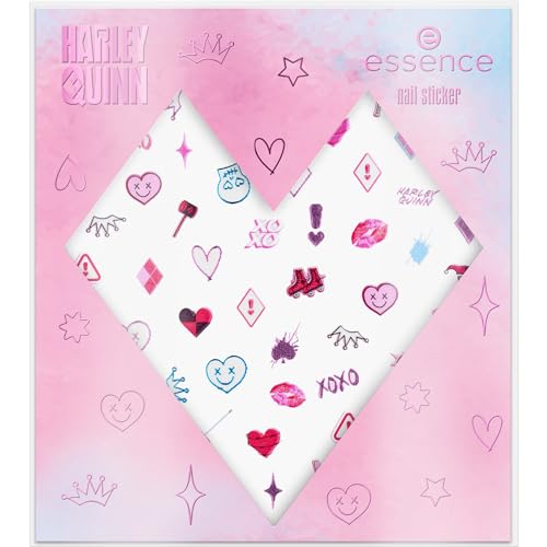 ESSENCE HARLEY QUINN PEGATINAS DE UÑAS 70 PIEZAS - Beauté & Parfums Amazon Espagne à 3.51€