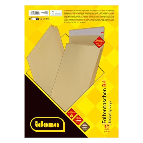 Idena 11093 Envelopes DIN B4, Pack of 10, Self-Adhesive... - Amazon Royaume-Uni à 5.17€