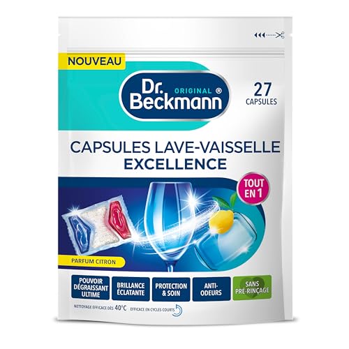 Dr. Beckmann - Capsules Lave-Vaisselle EXCELLENCE Tout en 1... - Sports & Fitness en promo à 5.95€