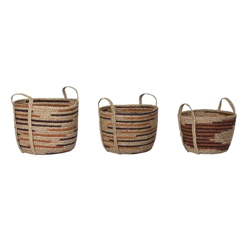 CESTA SET 3 SEAGRASS 38X38X41 NATURAL - Deal Amazon à 53.47€