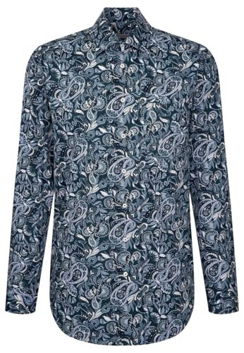 Seidensticker Camisa de Negocios para Hombre, Turquesa, 54 - Bon plan à 10.85€