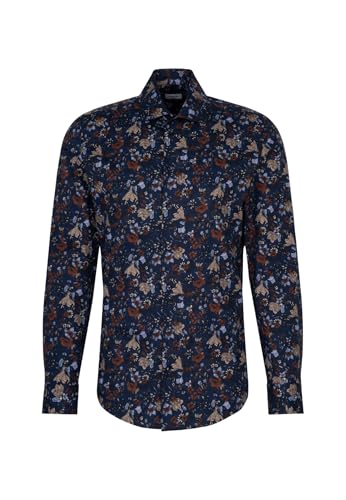Seidensticker Camisa de Negocios para Hombre, marrón, 47 - Amazon Espagne à 16.50€