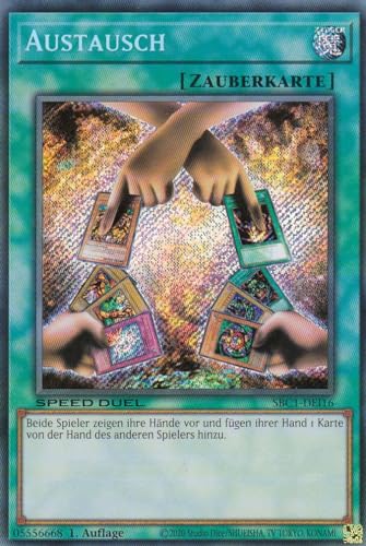 SBC1-DEI16 - Austausch (V.2 - Secret Rare) - Secret Rare... - Sports & Fitness Amazon Allemagne à 1.00€