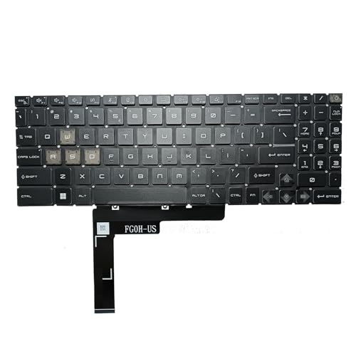 SUNMALL Clavier de rechange rétroéclairé bleu compatible... - High-Tech & Électronique en promo à 43.08€
