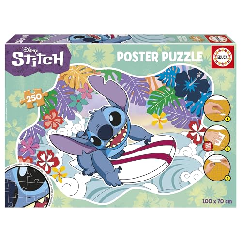 Educa - Kinderpuzzle Stitch Poster | 250 Teile Puzzle XXL |... - Toys & Games Amazon Germany à 10.79€