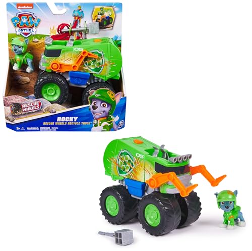Paw Patrol - Pat Patrouille - Véhicule Figurine Rocky... - Jouets & Jeux Amazon France à 6.90€