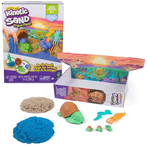 Kinetic Sand Sable Magique - Plage Tortues 396 G - Créez... - Jouets & Jeux en promo à 12.60€