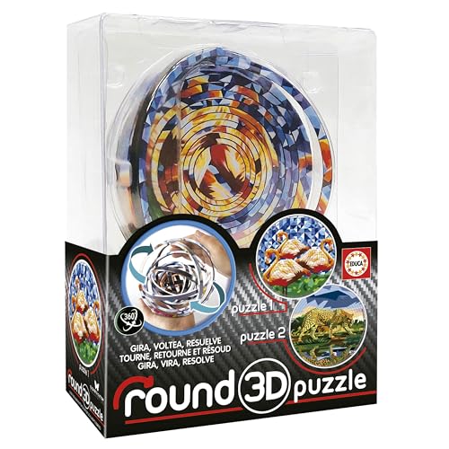 Educa - 3D Round Puzzle Elizabeth Sutton | Gira, voltea y... - Jouets & Jeux en promo à 4.50€