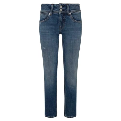 Jeans Pepe Jeans femme Slim Lw PL204729 bleu - Mode & Vêtements Amazon Allemagne à 18.37€