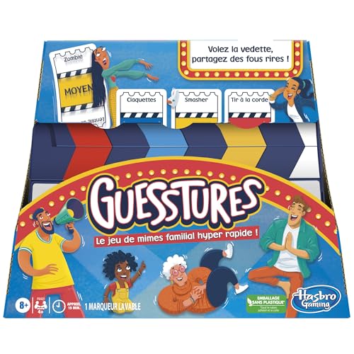 Jeu classique Hasbro Gaming Guesstures - Jouets & Jeux en promo à 15.40€