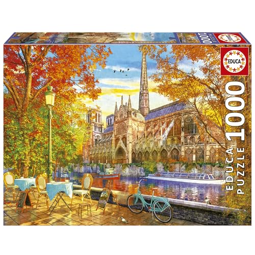 Educa - Puzzle de 1000 pièces pour Adultes | L'automne dans... - Jouets & Jeux Amazon France à 8.39€