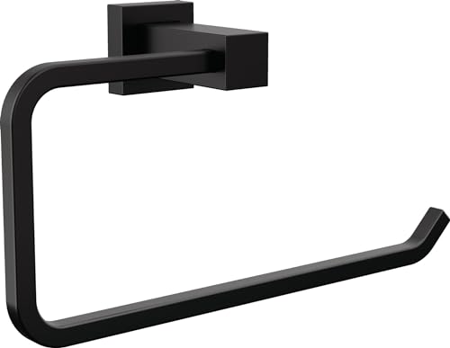 Delta Faucet Velum Towel Ring, Black Bathroom Wall Mounted... - Maison & Cuisine Amazon Royaume-Uni à 32.31€