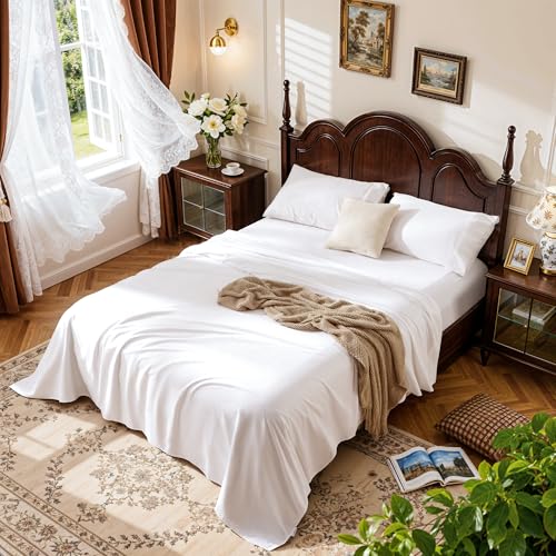 LBRO2M Juego de sábanas de 1000 Hilos, 100% algodón, 4... - Jouets & Jeux Amazon Espagne à 47.93€