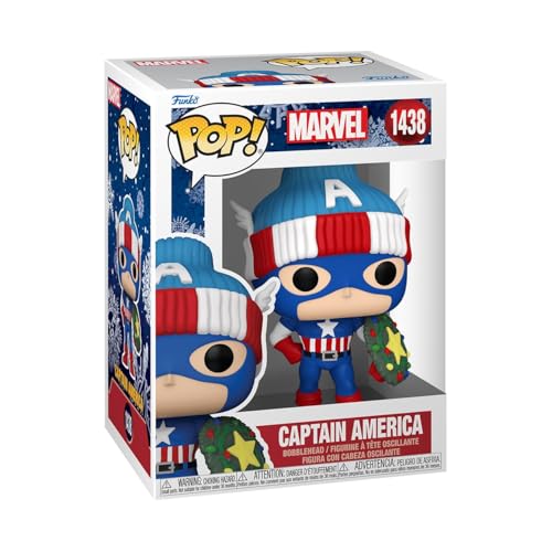 Figurine Funko Pop Marvel Holiday Captain America - Nouvelle promo Amazon à 8.00€