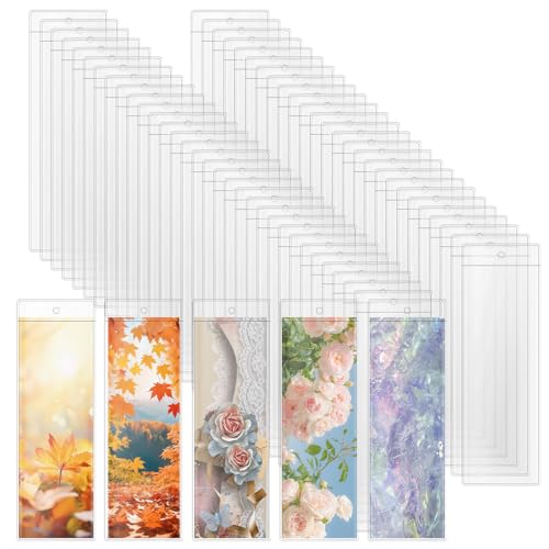 SBYURE Lot de 100 pochettes transparentes pour marque-pages... - Loisirs Créatifs en promo à 18.99€