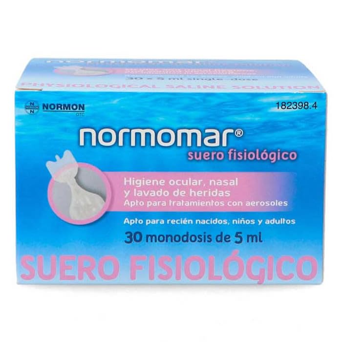 Normomar Suero Fisio Bebe 30 Amp 5Ml - Beauté & Parfums Amazon France à 9.29€
