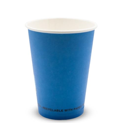 Bella Vita Bicchieri in Carta + PE Colore Blu Confezione da... - Fournitures Bureau en promo à 1.49€