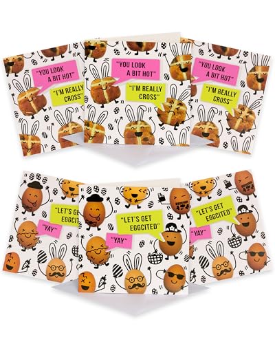 Pack Of 6 RSPCA Hot Cross & Egg-cited Easter Cards Charity... - Tech & Electronics Amazon UK à 2.99€