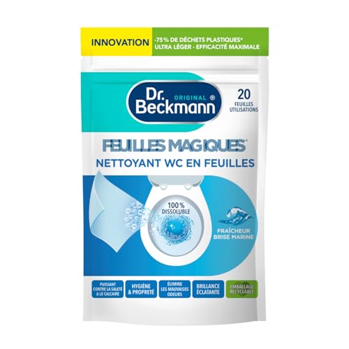 Dr. Beckmann - Nettoyant WC En Feuilles Magiques - Produit... - Sports & Fitness Amazon France à 3.01€