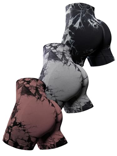 Scrunch Butt Short de Sport Femmes - 3 Paquets Short de... en promo à 9,34€ (-41%) sur Amazon FR