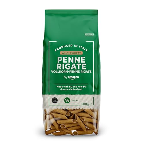by Amazon Penne Rigate Au Blé Complet, 500g - Épicerie en promo à 0.92€