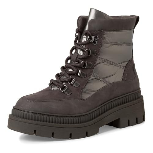 Marco Tozzi Botas de mujer con cordones 2-26224-41 Pewter... - Beauté & Parfums Amazon Espagne à 38.82€