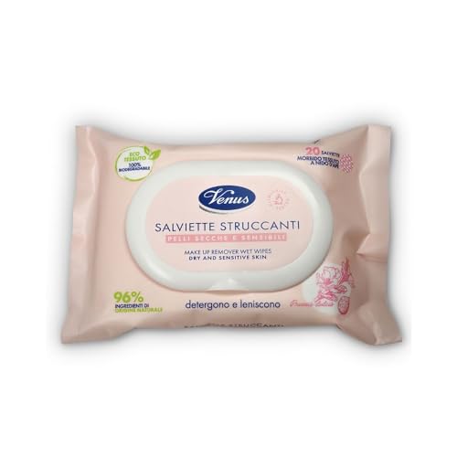Venus salviet struccanti ps 20pz - Beauté & Parfums Amazon Italie à 2.28€