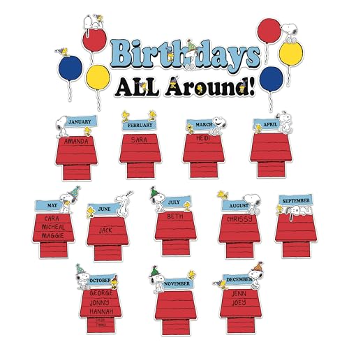 Eureka 847831 Peanuts Mini Birthday Bulletin Board Set for... - Fournitures Bureau Amazon Royaume-Uni à 19.93€