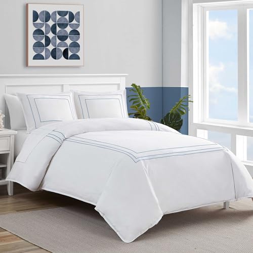 Nautica - Queen Duvet Cover Set, Soft Bedding with Matching... - Maison & Cuisine en promo à 89.30€