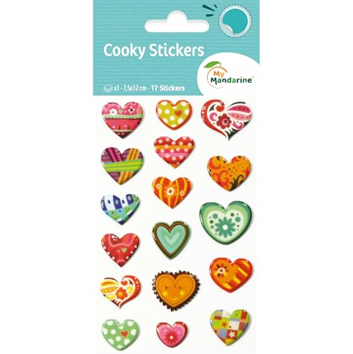 MY MANDARINE 560404Cpack - Packung mit 10 Stickerbögen 3D... - Erreur de prix -78% à 4.35€